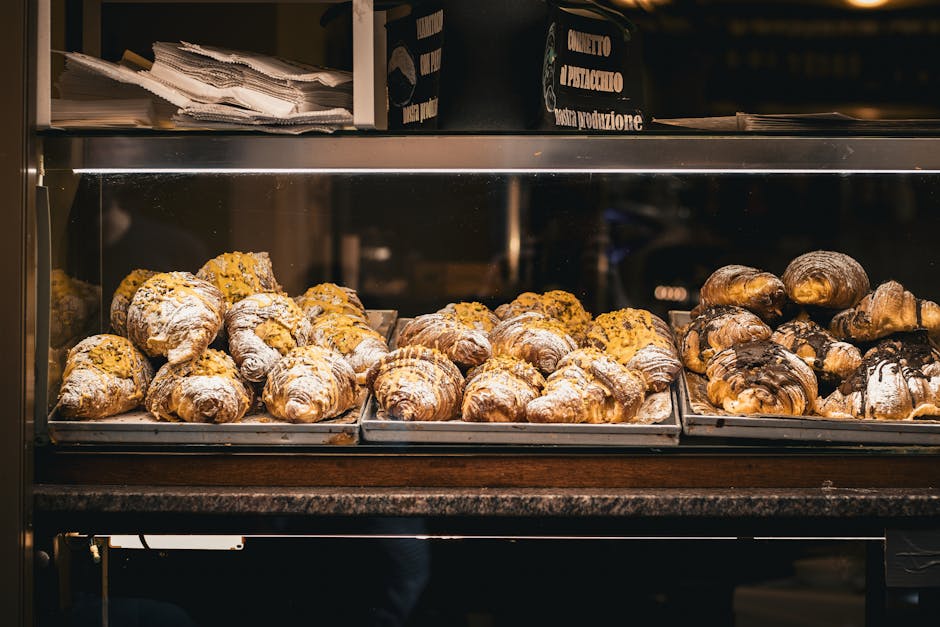 Freshly baked pastries at Bean Vault
